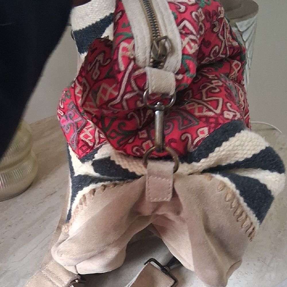 Free People multicolor patchwork backpack - Picture 6 of 9